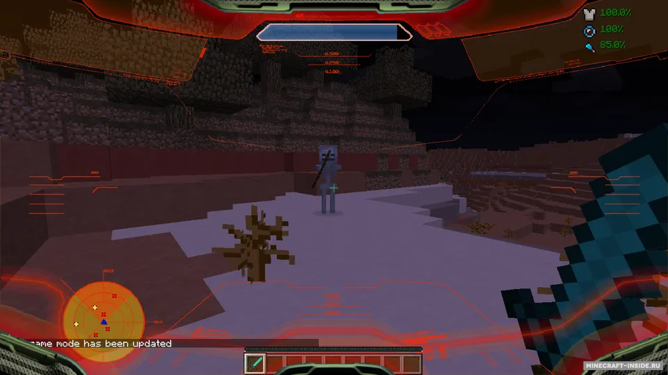 Halo HUD — Minecraft mod, rasm 5