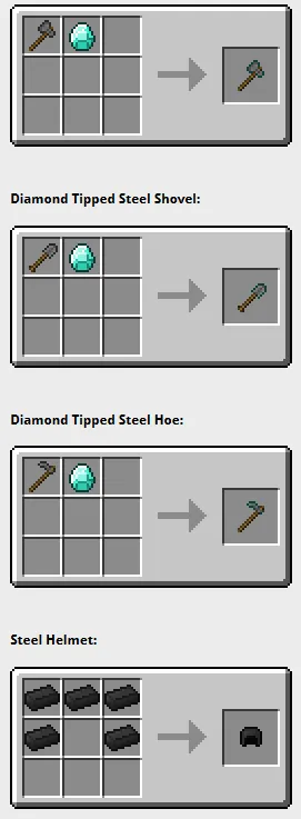Diamond Tipped Steel — Minecraft mod, rasm 5