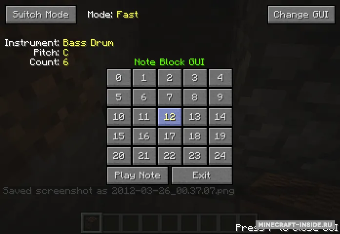 Note Block Display — Minecraft mod, rasm 4