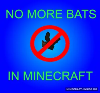 No bats — Minecraft mod, rasm 1
