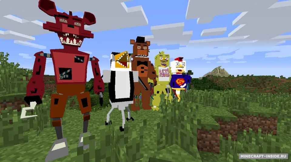 Five Nights at Freddy’s Realistic Models — Minecraft mod, rasm 2