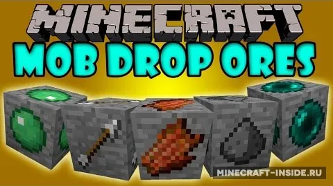 Mob Drop Ores — Minecraft mod, rasm 1