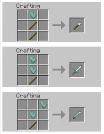 Quartz and Prismarine Armor/Tools — Minecraft mod, rasm 8