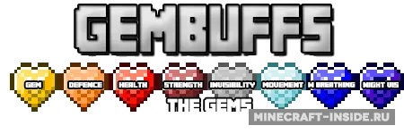 Gem Buffs — Minecraft mod, rasm 1