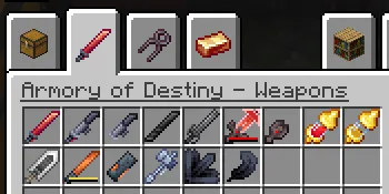 Armory of Destiny — Minecraft mod, rasm 8