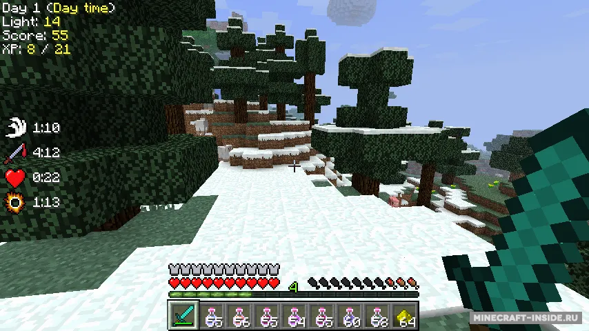 StatusEffectHUD — Minecraft mod, rasm 2