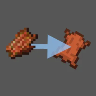 Rotten Flesh to Leather — Minecraft mod, rasm 1