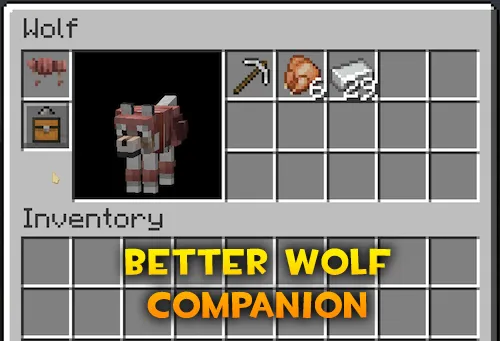 Better Wolf Companion — Minecraft mod, rasm 1
