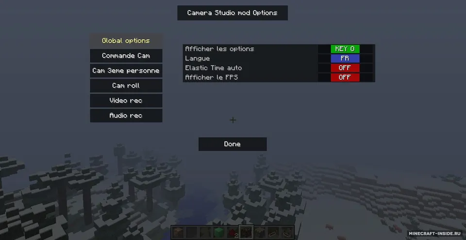 Camera Studio — Minecraft mod, rasm 6