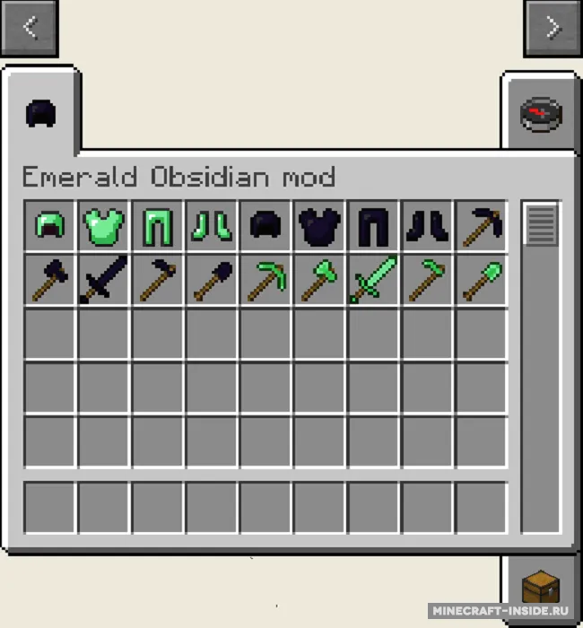 Emerald and Obsidian Tools — Minecraft mod, rasm 2