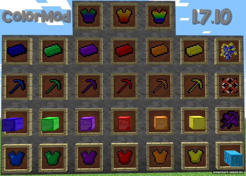 Color (Rainbow) — Minecraft mod, rasm 2