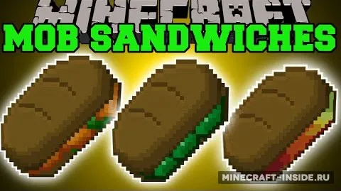 Mob Sandwiches — Minecraft mod, rasm 1