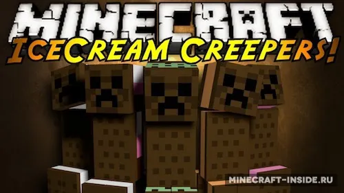 The Ice Cream Sandwich Creeper — Minecraft mod, rasm 1