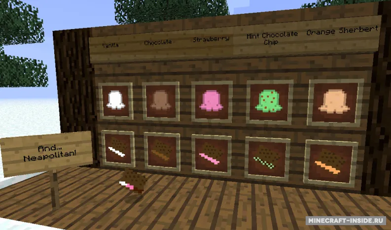 The Ice Cream Sandwich Creeper — Minecraft mod, rasm 4