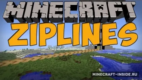 Zipline — Minecraft mod, rasm 1
