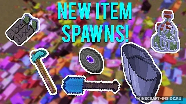Lucky Block Blue — Minecraft mod, rasm 2