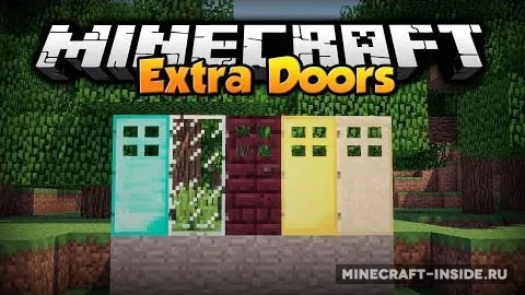 Extra Doors — Minecraft mod, rasm 1