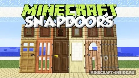 SnapDoors — Minecraft mod, rasm 1