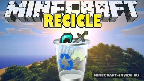 Recycle Items Plus — Minecraft mod, rasm 1