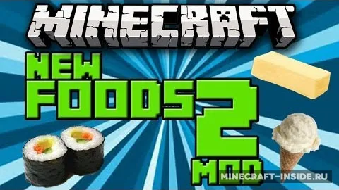 New Foods 2 — Minecraft mod, rasm 1
