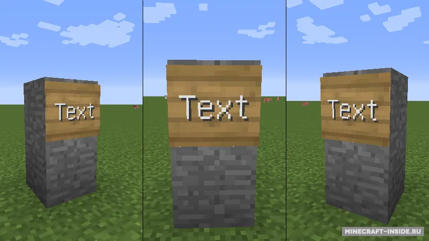 Large Sign — Minecraft mod, rasm 2