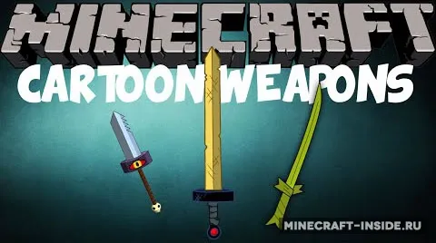 Cartoon Weapons — Minecraft mod, rasm 1