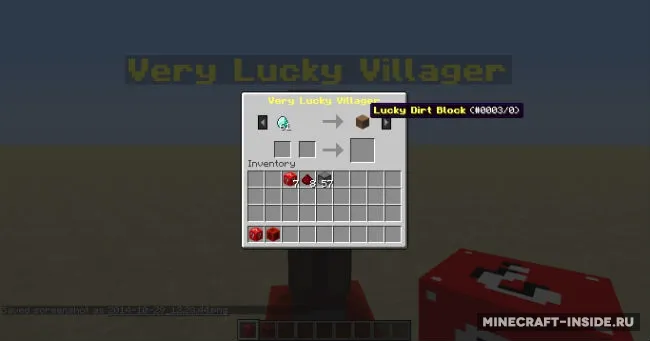 Lucky Block Red — Minecraft mod, rasm 8