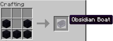 Obsidian Boat — Minecraft mod, rasm 5