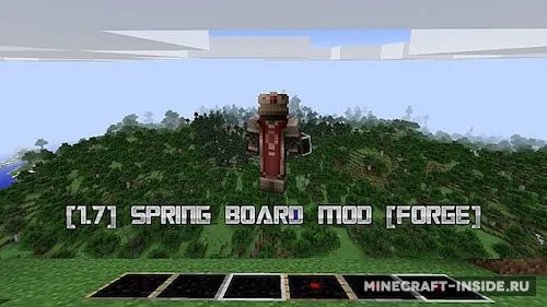 Spring Board — Minecraft mod, rasm 1
