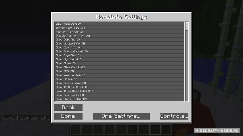 MoreInfo — Minecraft mod, rasm 4