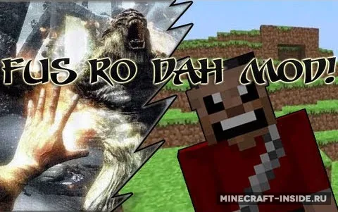 Fus Ro Dah Skyrim — Minecraft mod, rasm 1