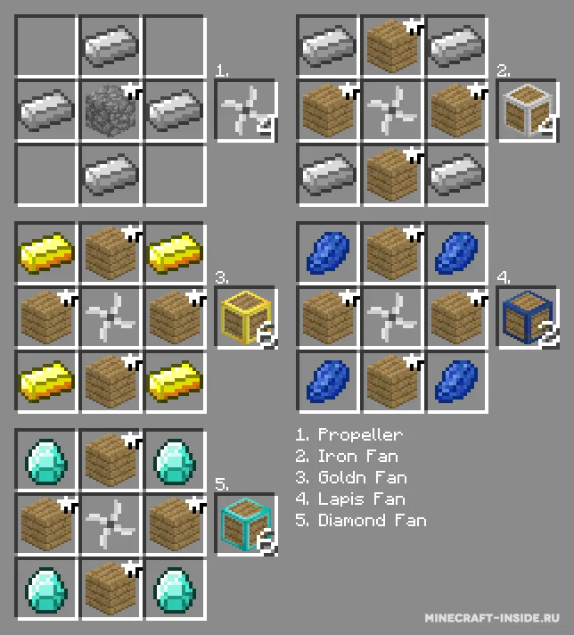 Fans — Minecraft mod, rasm 3