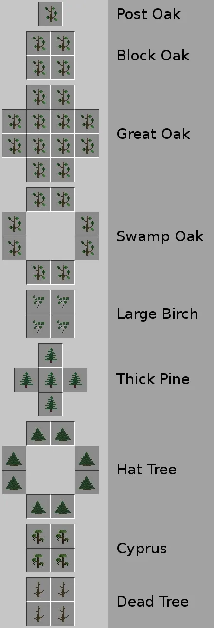 BigTrees by Karob — Minecraft mod, rasm 8