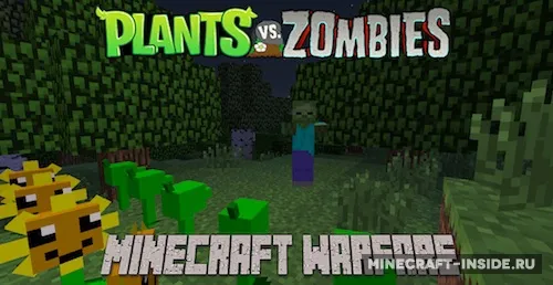 Plants Vs Zombies: Minecraft Warfare — Minecraft mod, rasm 1