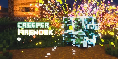 Creeper Firework — Minecraft mod, rasm 1