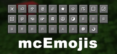 mcEmojis — Minecraft mod, rasm 1