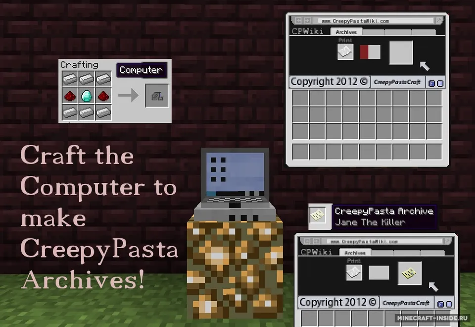 CreepyPastaCraft Revived — Minecraft mod, rasm 2