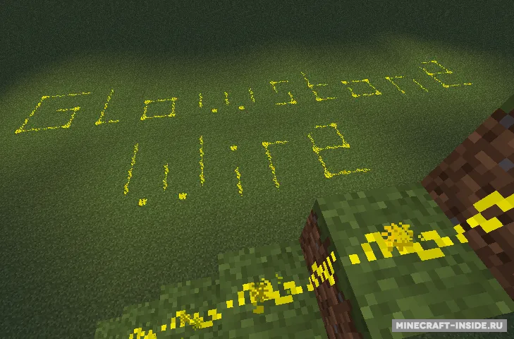 Glowstone Wire — Minecraft mod, rasm 2