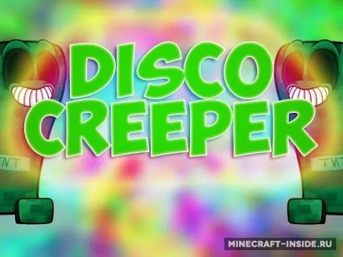 DiscoCreeper — Minecraft mod, rasm 1