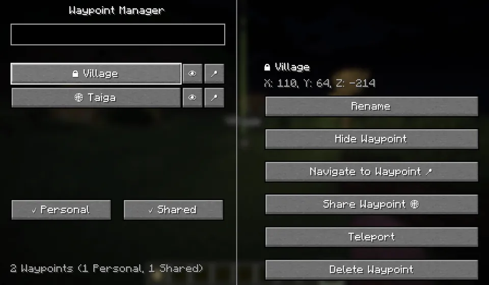 Wayfindr — Minecraft mod, rasm 5