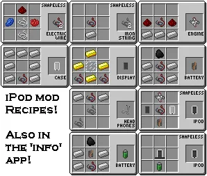 iPod — Minecraft mod, rasm 3