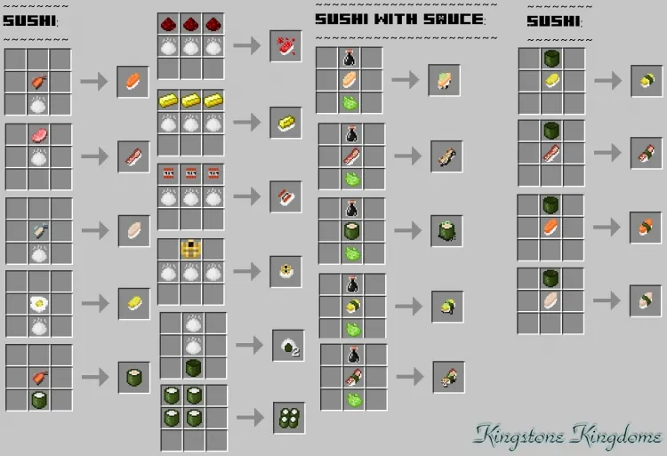 Sushi Craft — Minecraft mod, rasm 7