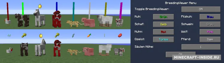 Breeding Viewer — Minecraft mod, rasm 3