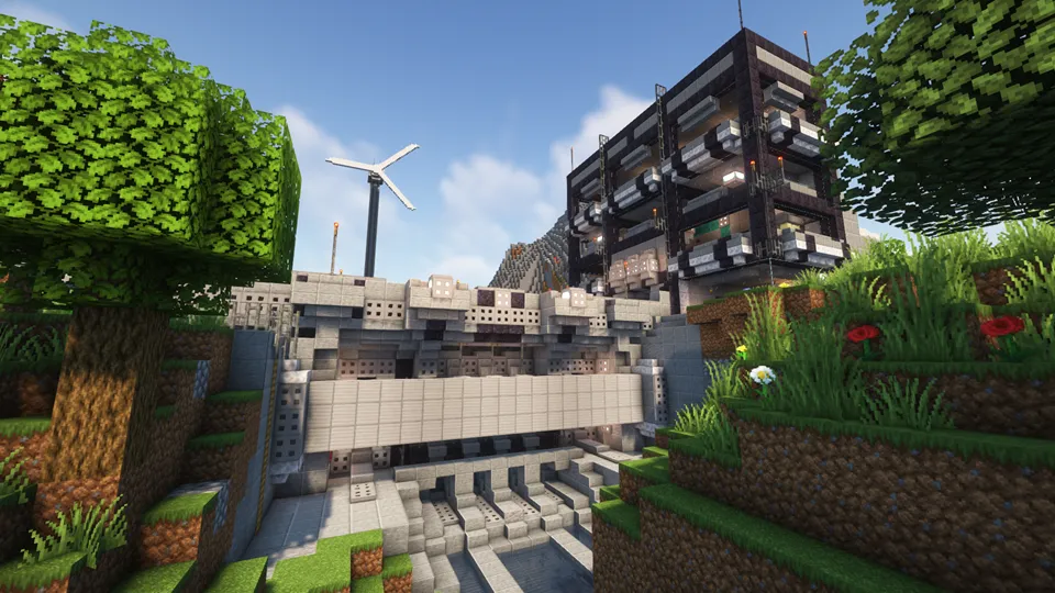 TD: CaD - The Dam: Control and Destroy (Damba) — Minecraft xarita, rasm 4