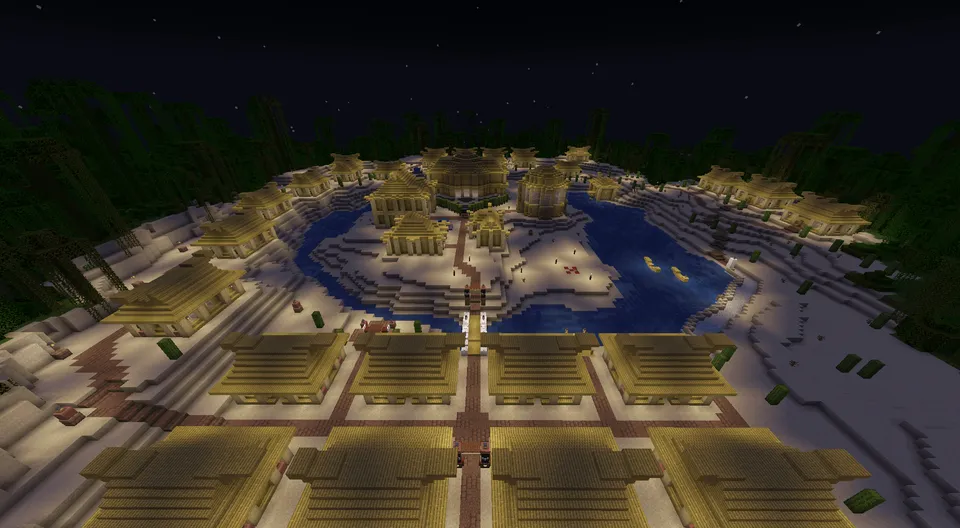 Delta - Shahar — Minecraft xarita, rasm 4