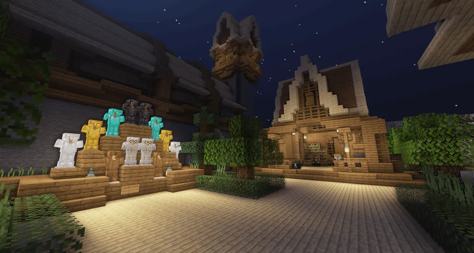 Omon qolish serveri uchun spawn! — Minecraft xarita, rasm 2