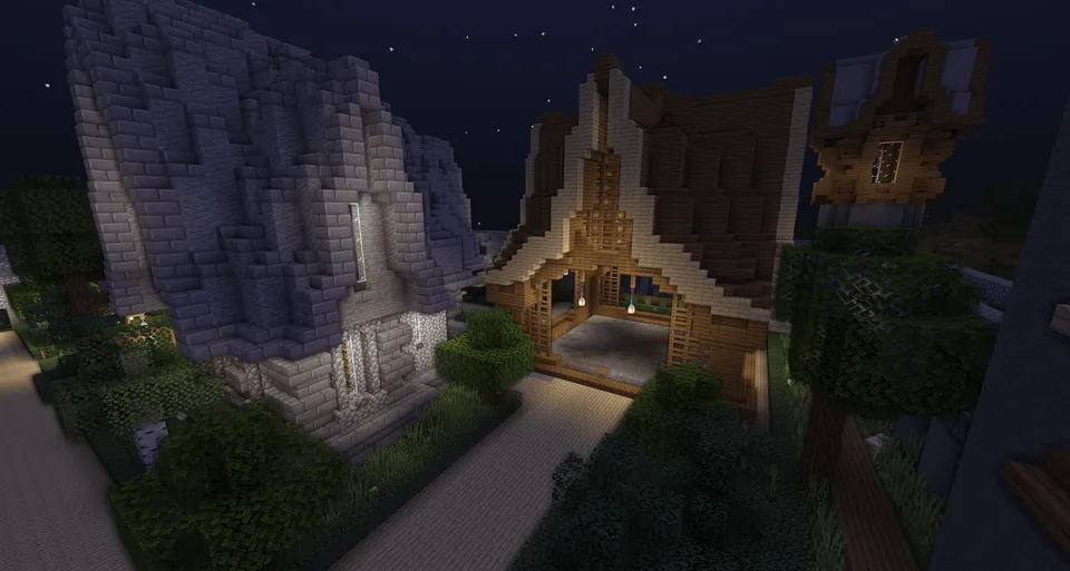 Omon qolish serveri uchun spawn! — Minecraft xarita, rasm 3