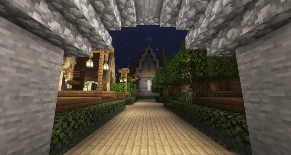 Omon qolish serveri uchun spawn! — Minecraft xarita, rasm 5