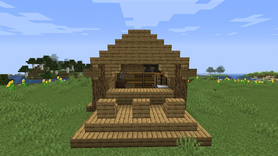Sinov naychasi uyi — Minecraft xarita, rasm 5