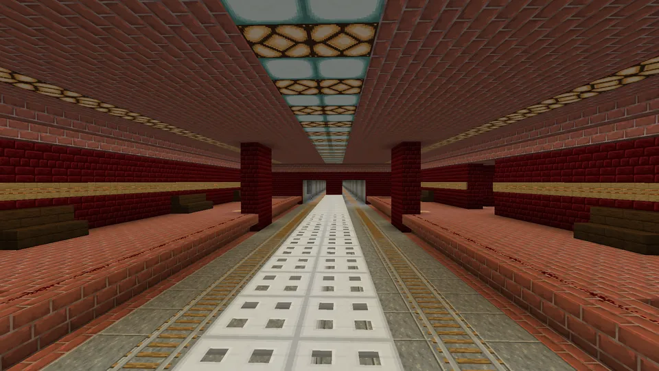 Pole-Lesya metro V10 — Minecraft xarita, rasm 3